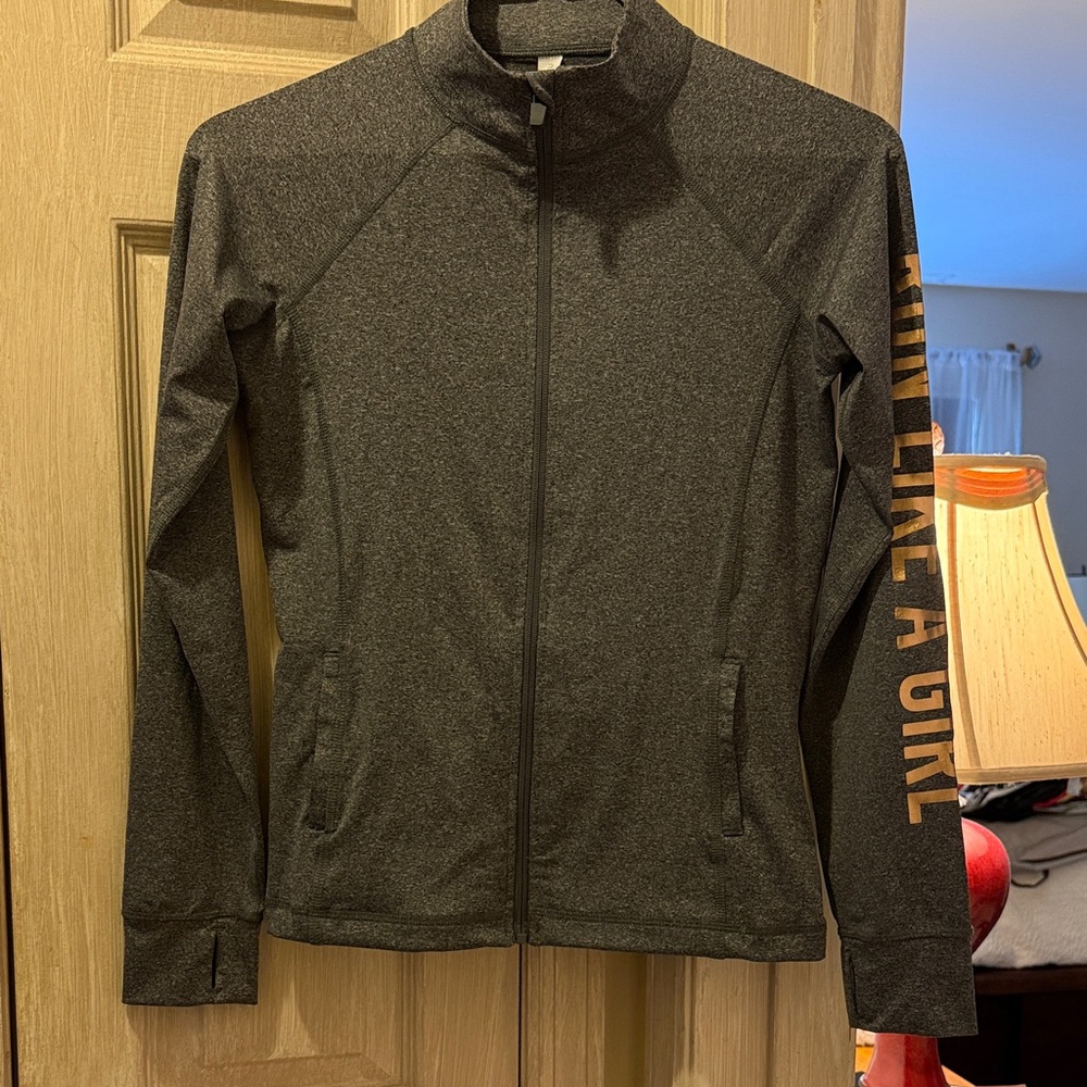 Junior’s size XL  Gray Full-Zip Jacket
